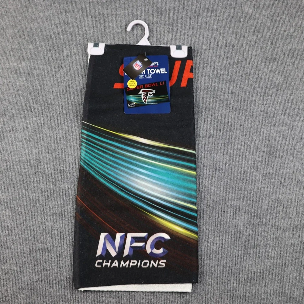 Atlanta Falcons Bench Towel 22x42 Super Bowl LI NFL Football WinCraft NFC Champs